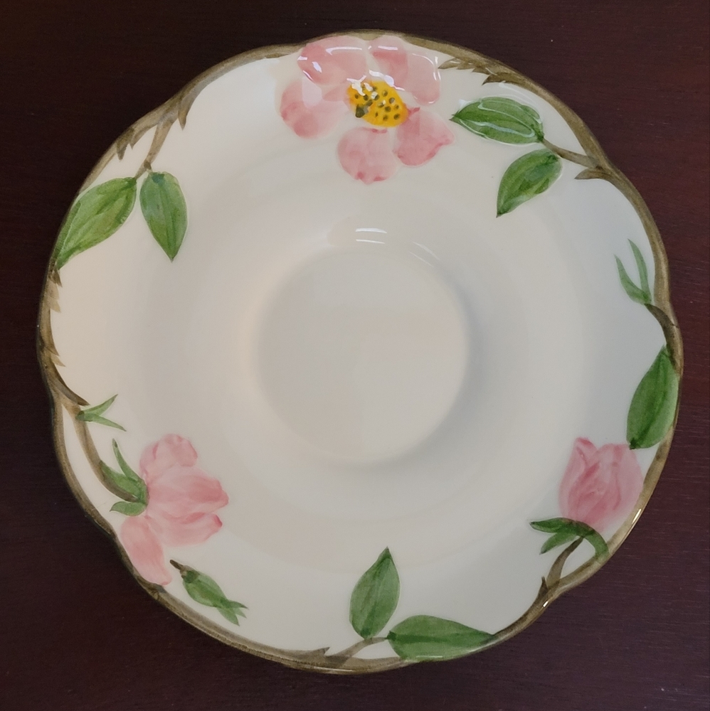 Vintage Franciscan Floral Desert Rose Individual saucers for Tea and Coffee cups